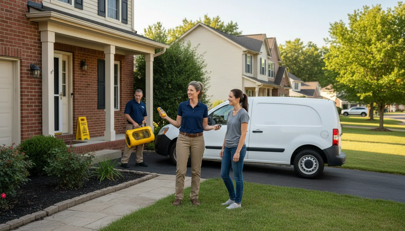 Water restoration image for Fire And Smoke Damage Restoration in Westfield Center, OH
